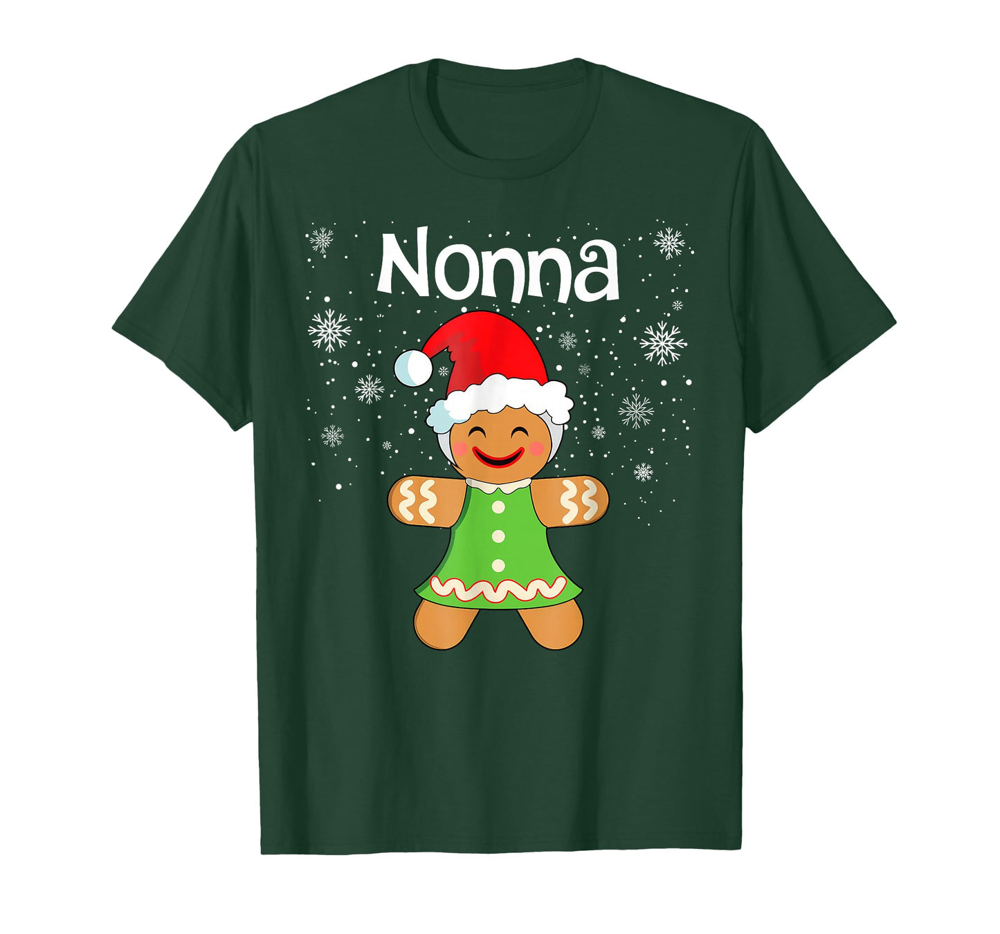 Nonna Gingerbread Family Matching Christmas Women T-Shirt