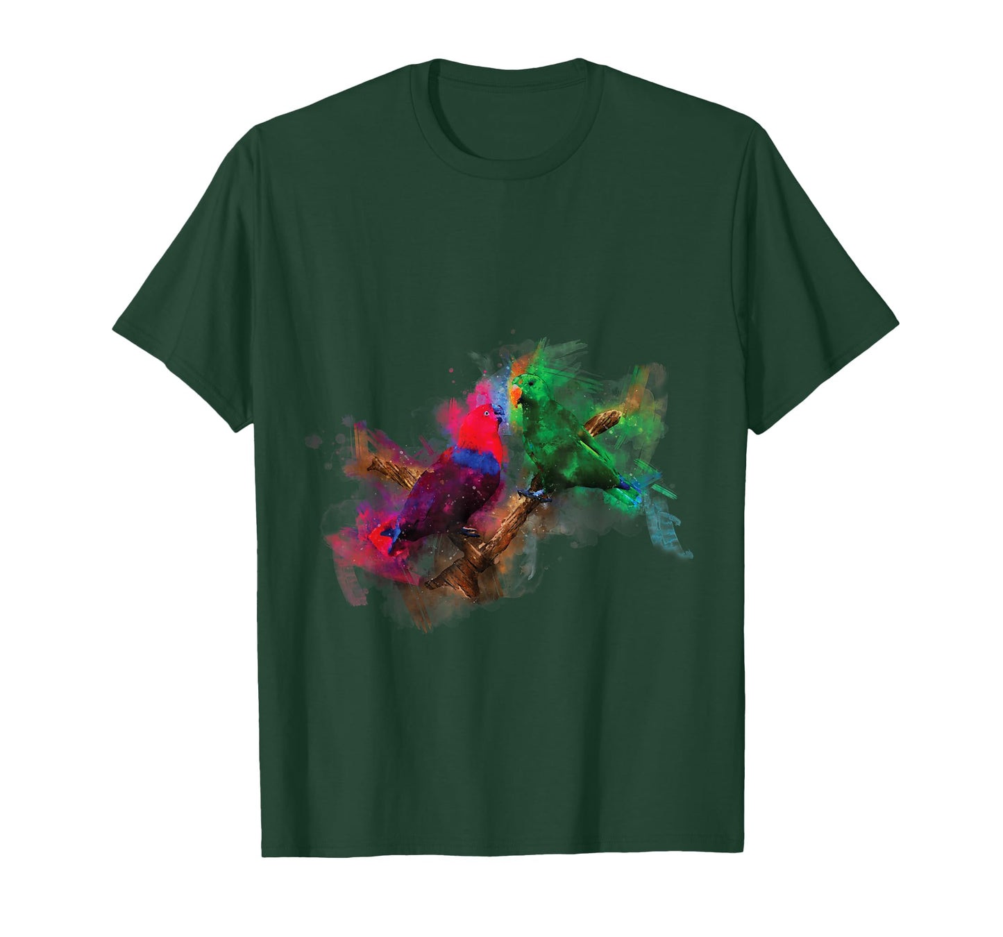 Watercolor Eclectus Parrot T-Shirt
