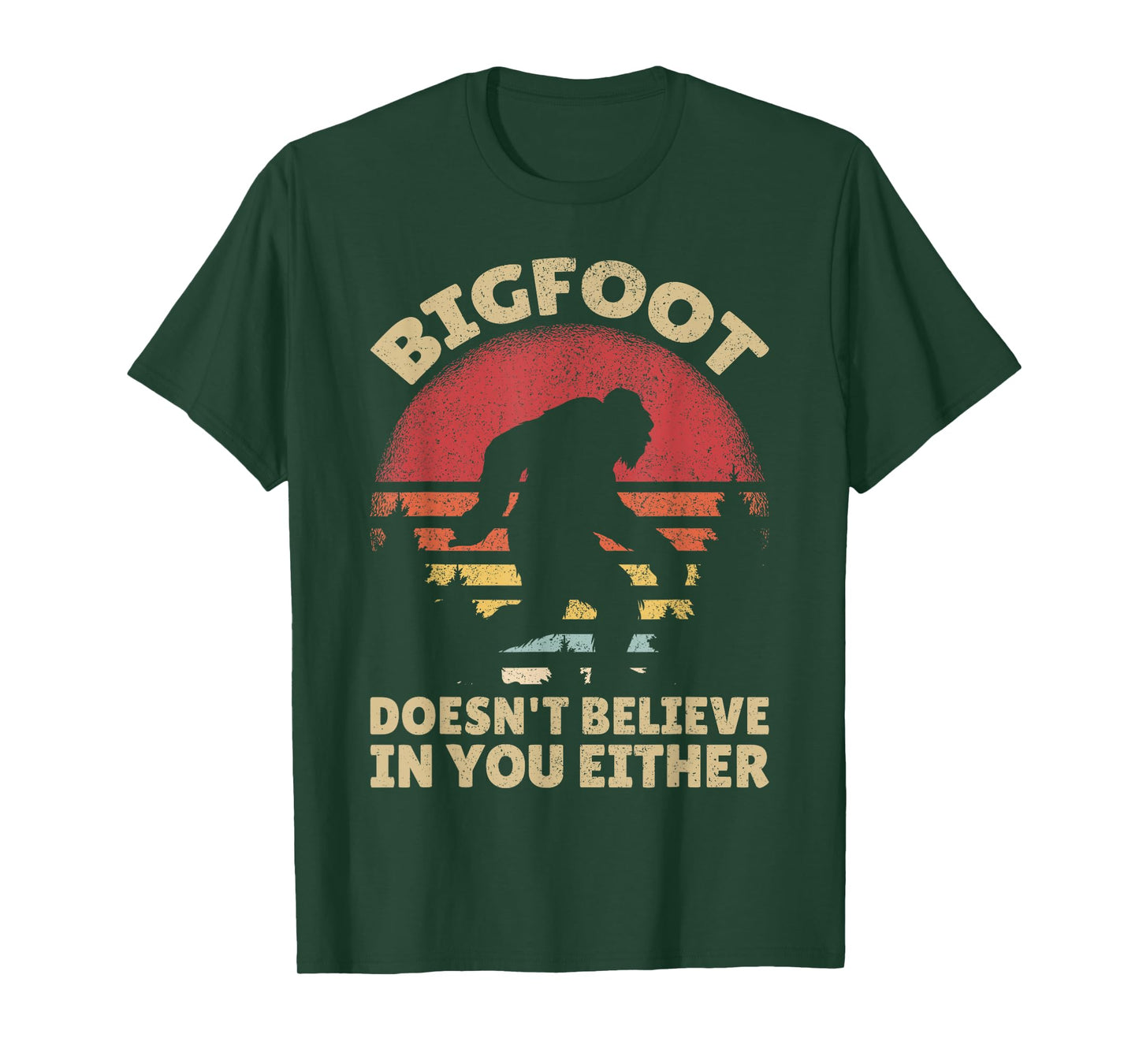 Bigfoot Costume Kids Sasquatch Outfit Big Foot Mens Bigfoot T-Shirt