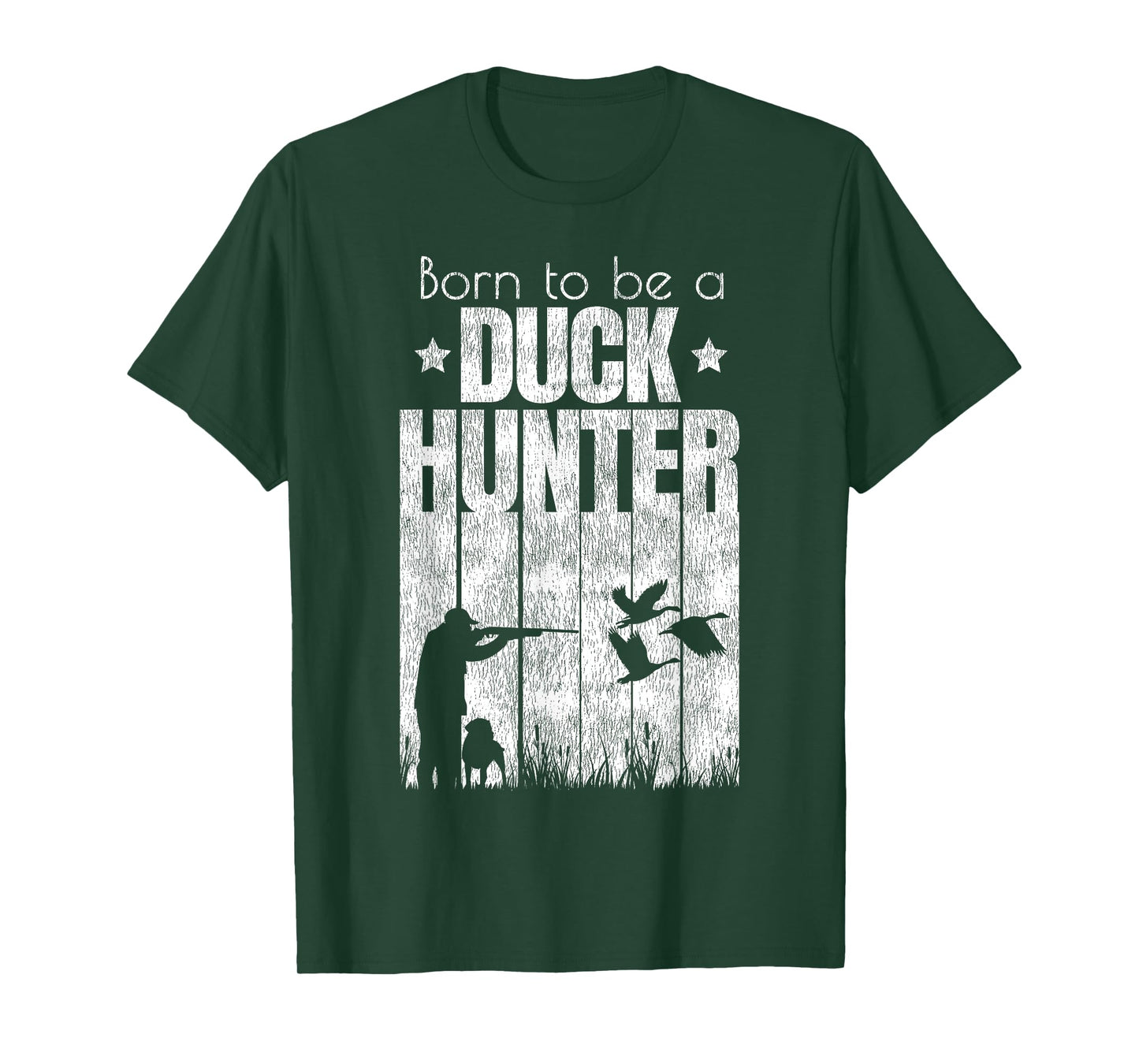 Duck Hunting Hunter Vintage Born To Be A Duck Hunter T-Shirt
