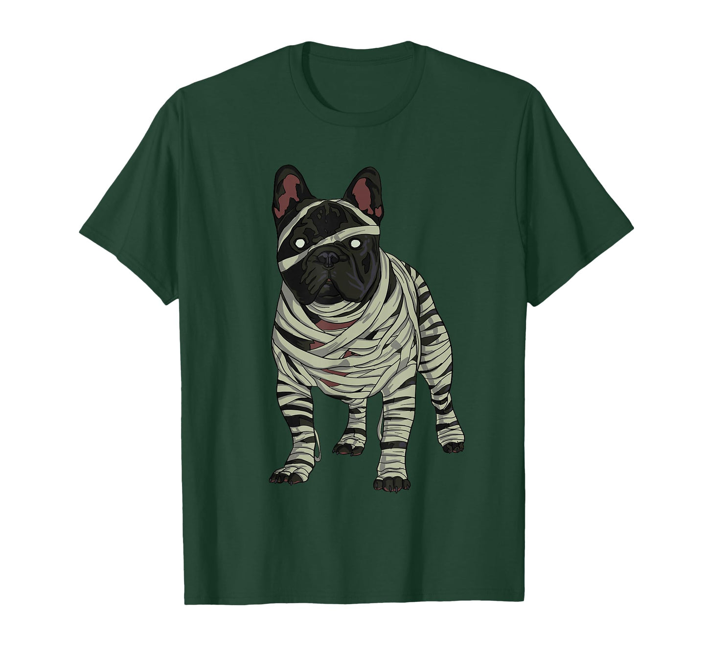 French Bulldog Dog Mummy Halloween Costume Dog Lovers T-Shirt