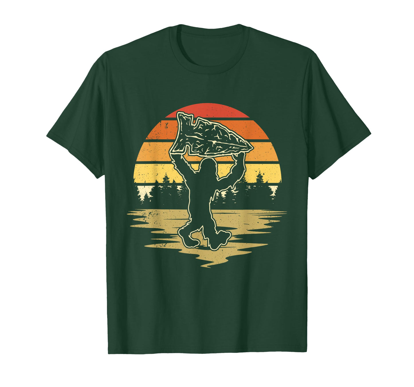 Arrowhead Hunting Bigfoot Arrowhead Hunter T-Shirt