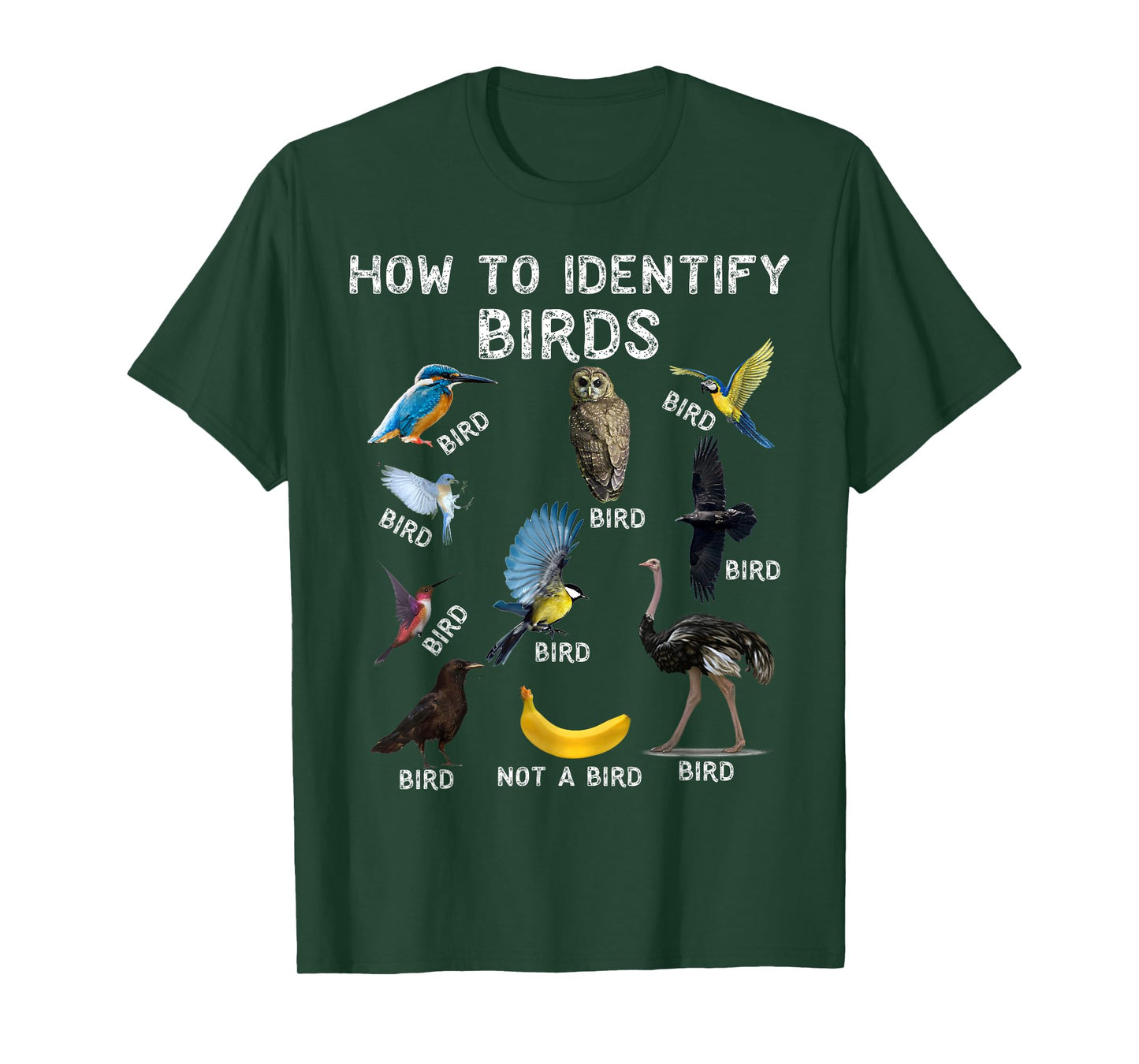 How To Identify Birds Bird Watcher T-Shirt