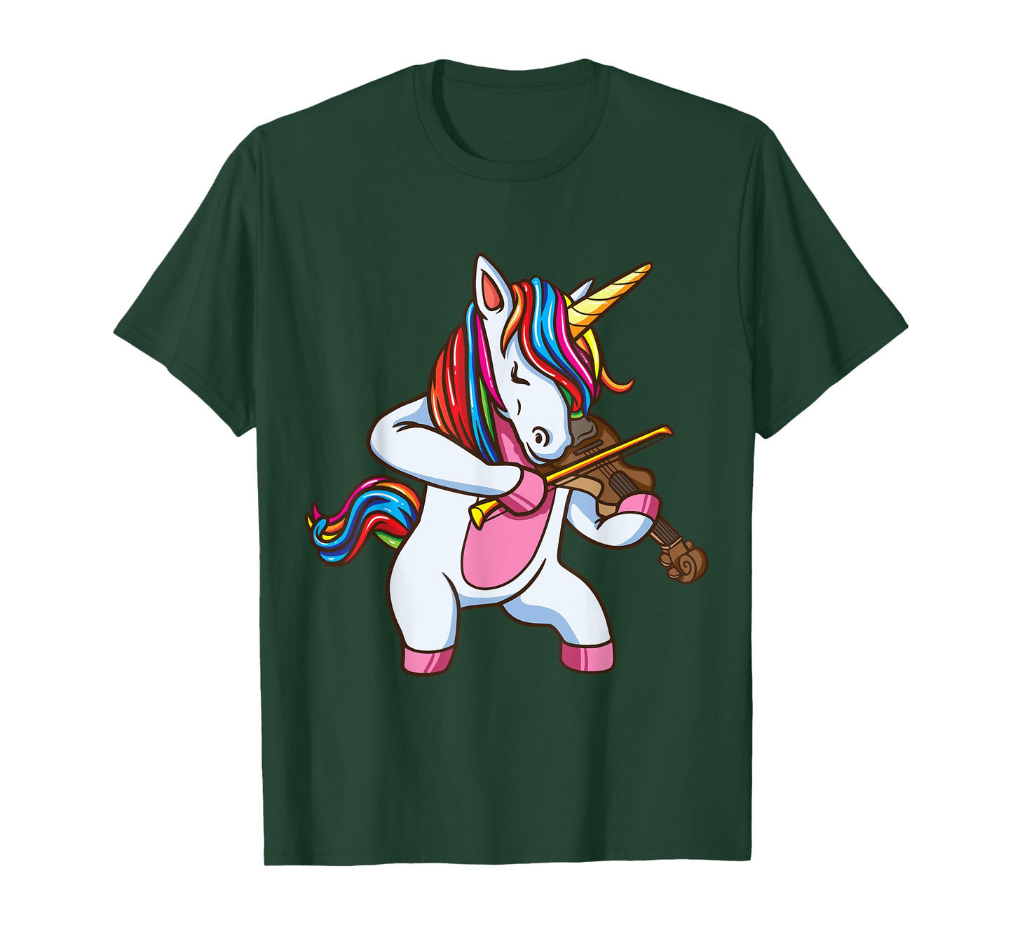 Violinist Unicorn Violin Viola Player Music Lover Gift Shirt T-Shirt