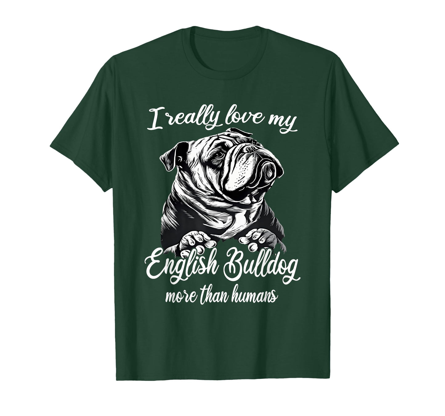 English Bulldog Outfit Love My English Bulldog T-Shirt