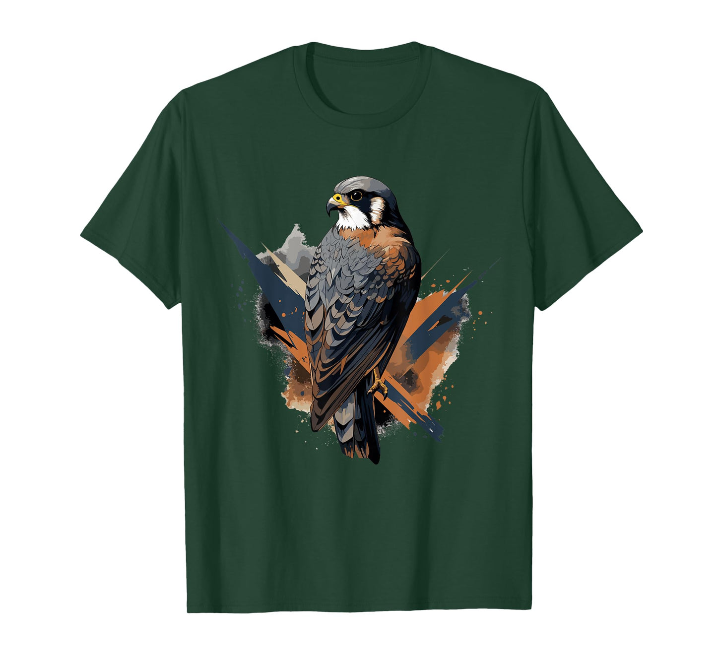 American Kestrel Bird Geometric Patten Art,Cute Kestrel Lov T-Shirt