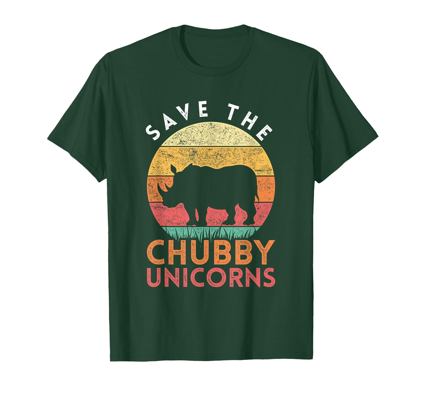 Save The Chubby Unicorns Rhino T-Shirt