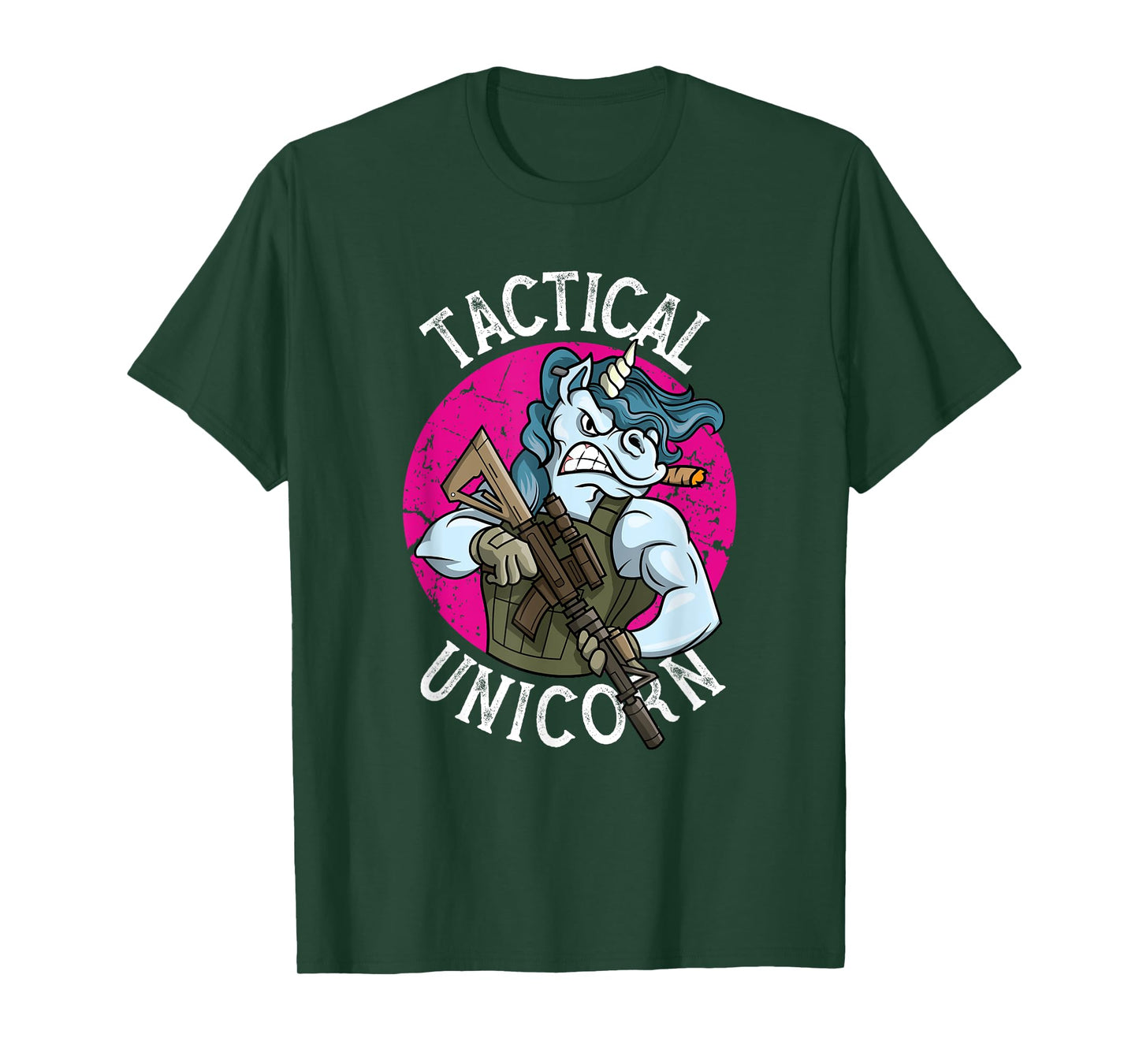Funny Police Tactical Unicorn for Military Law Enforcement T-Shirt