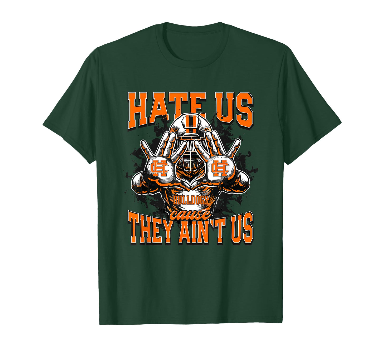 Hart County Bulldogs Logo Hate Us Cause They Ain't HS T-Shirt