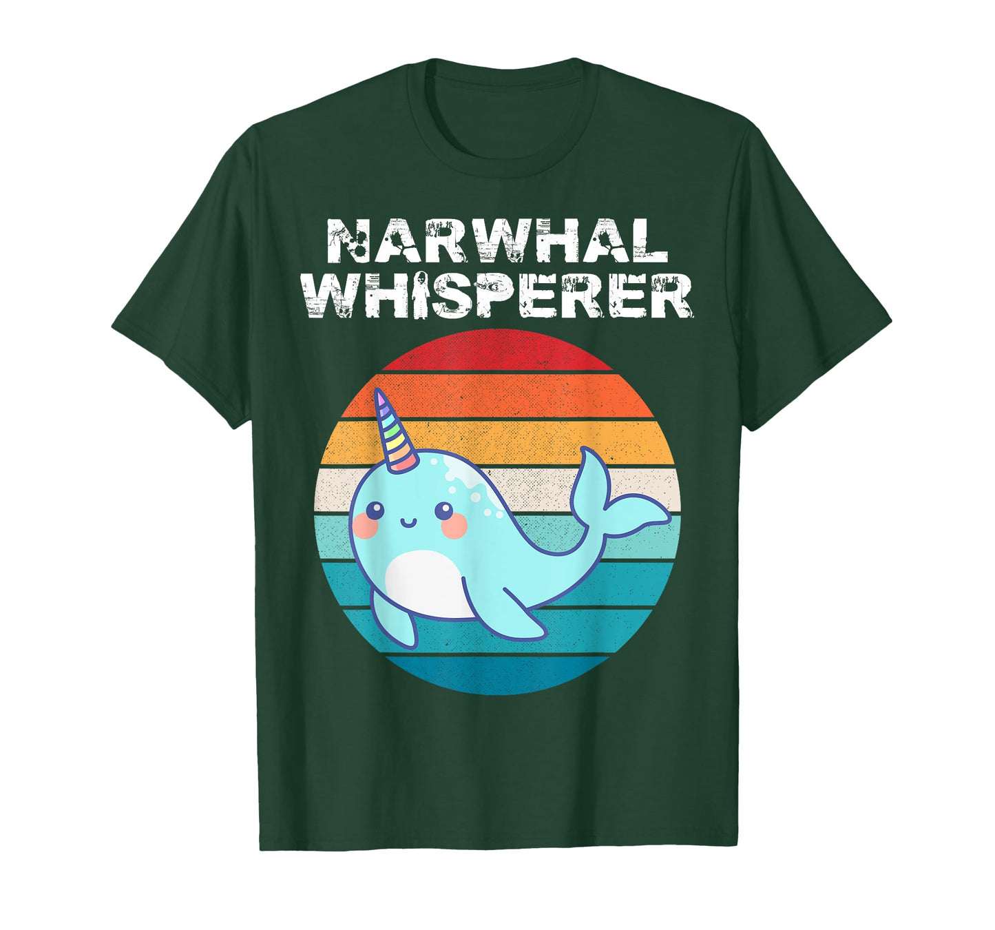 Narwhal Whisperer Sea Unicorn Lover Men Women Kid Girl T-Shirt