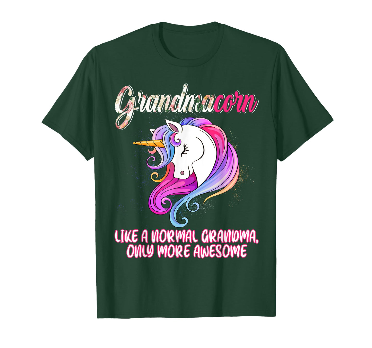 Grandmacorn Happy Mother's Day Unicorn Lover Proud Grandma T-Shirt