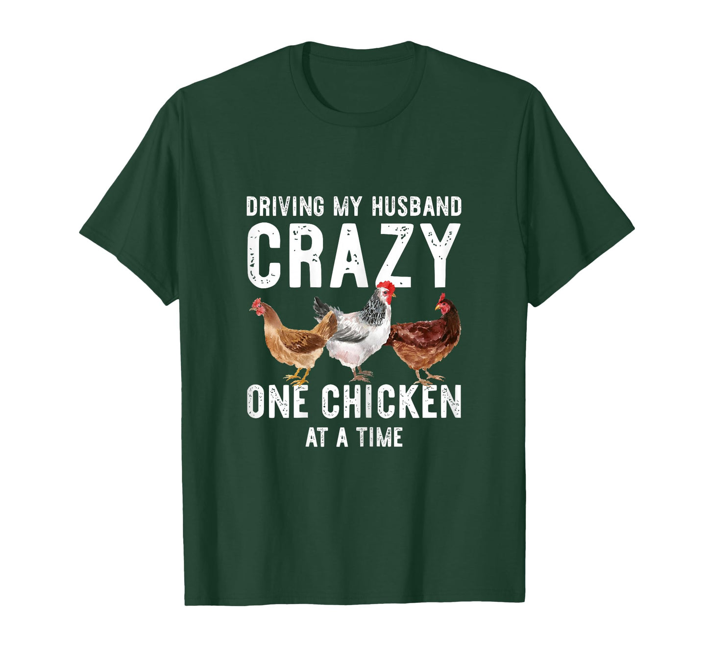 One Chicken At A Time Shirt Funny Chicken Lady Wife Mom T-Shirt