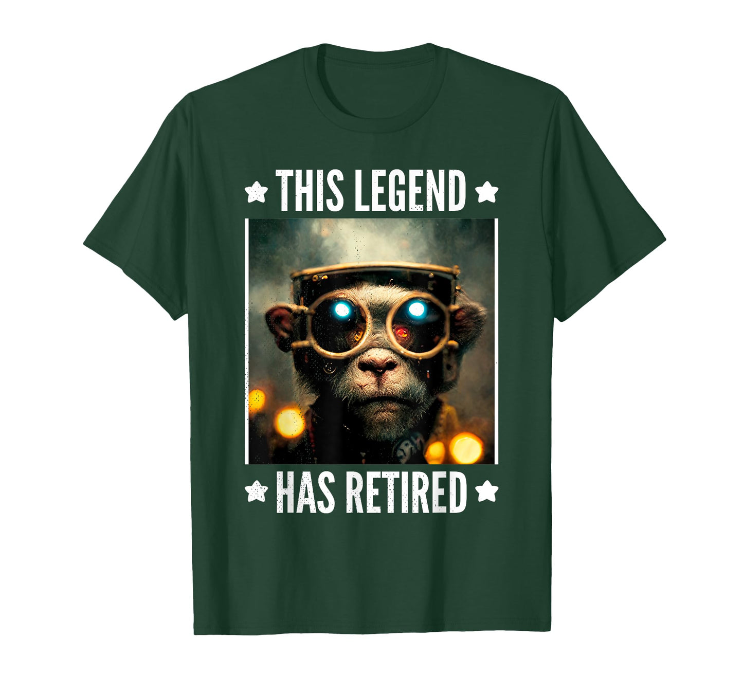 This legend has retired. Cool illustrated monkey. T-Shirt