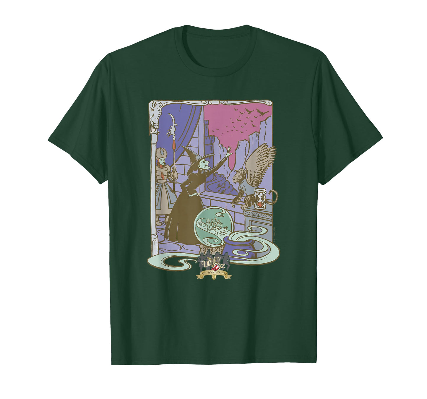 The Wizard of Oz Wicked Witch Vintage Illustration T-Shirt