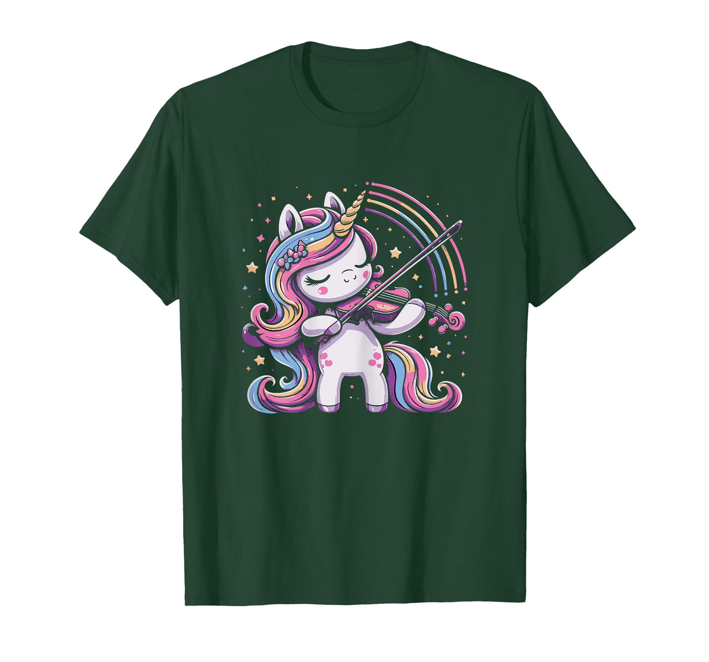 Unicorn Playing Violin Violinist Violin Player T-Shirt