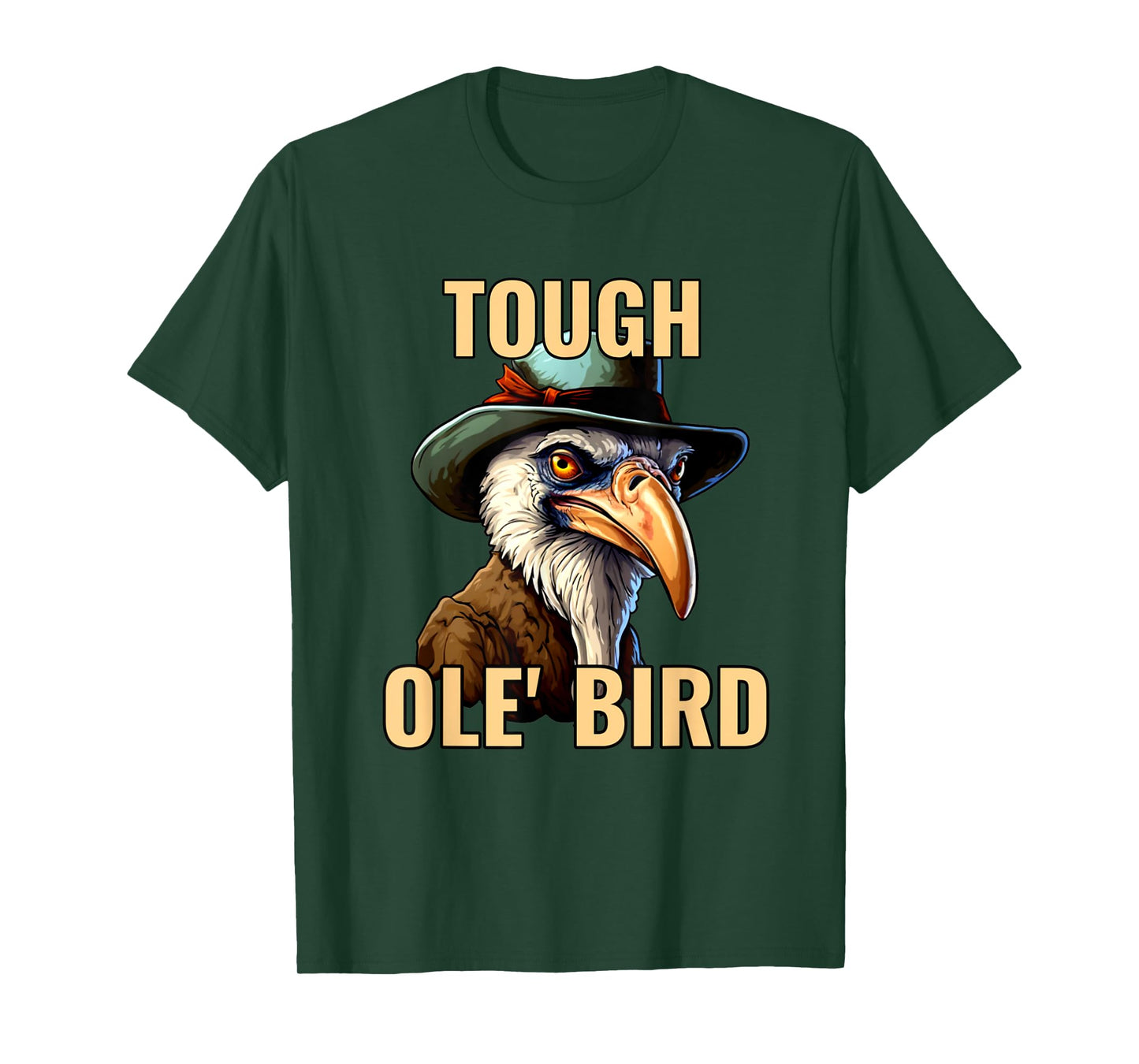 Grandpa Tough Old Bird Buzzard Funny Tough Old Man Joke T-Shirt