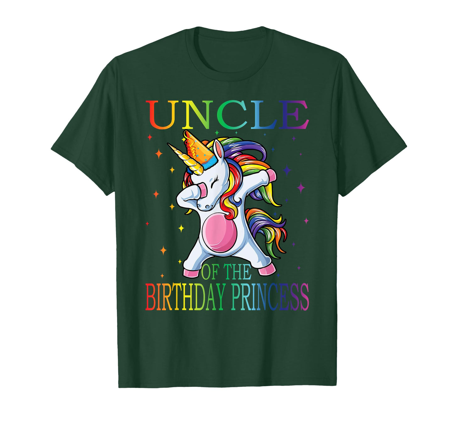Uncle Of The Birthday Princess Unicorn T-Shirt