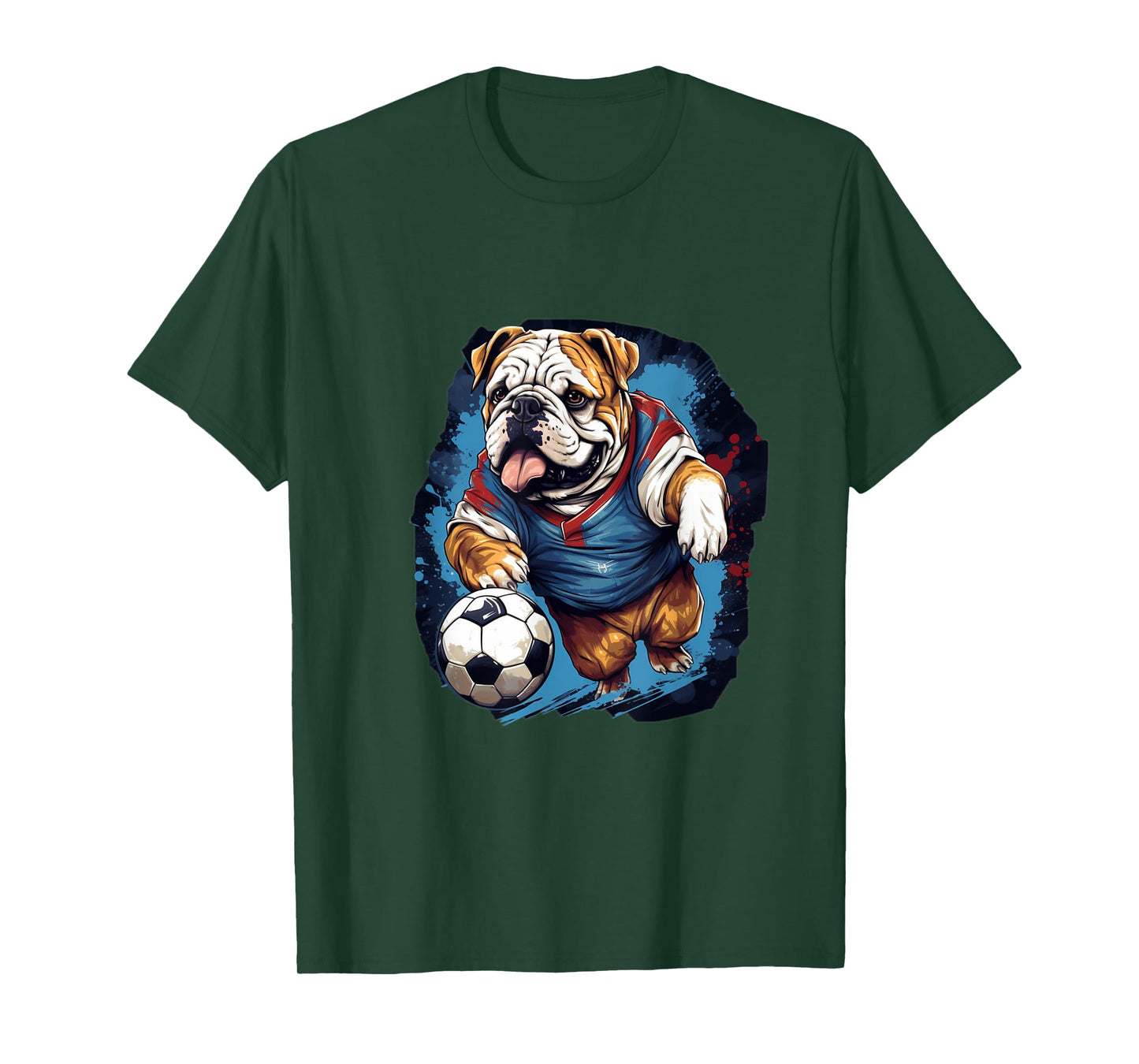 English Bulldog Soccer - English Bulldog T-Shirt