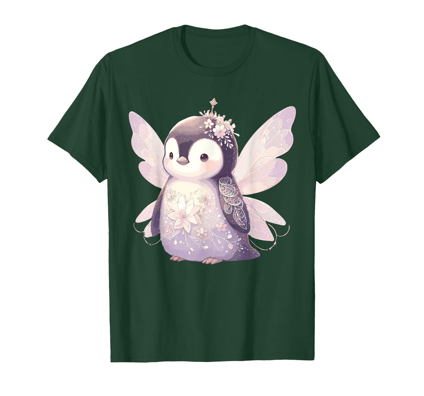 Cute Fairy Fairycore Aesthetic Penguin Lover Apparel Penguin T-Shirt