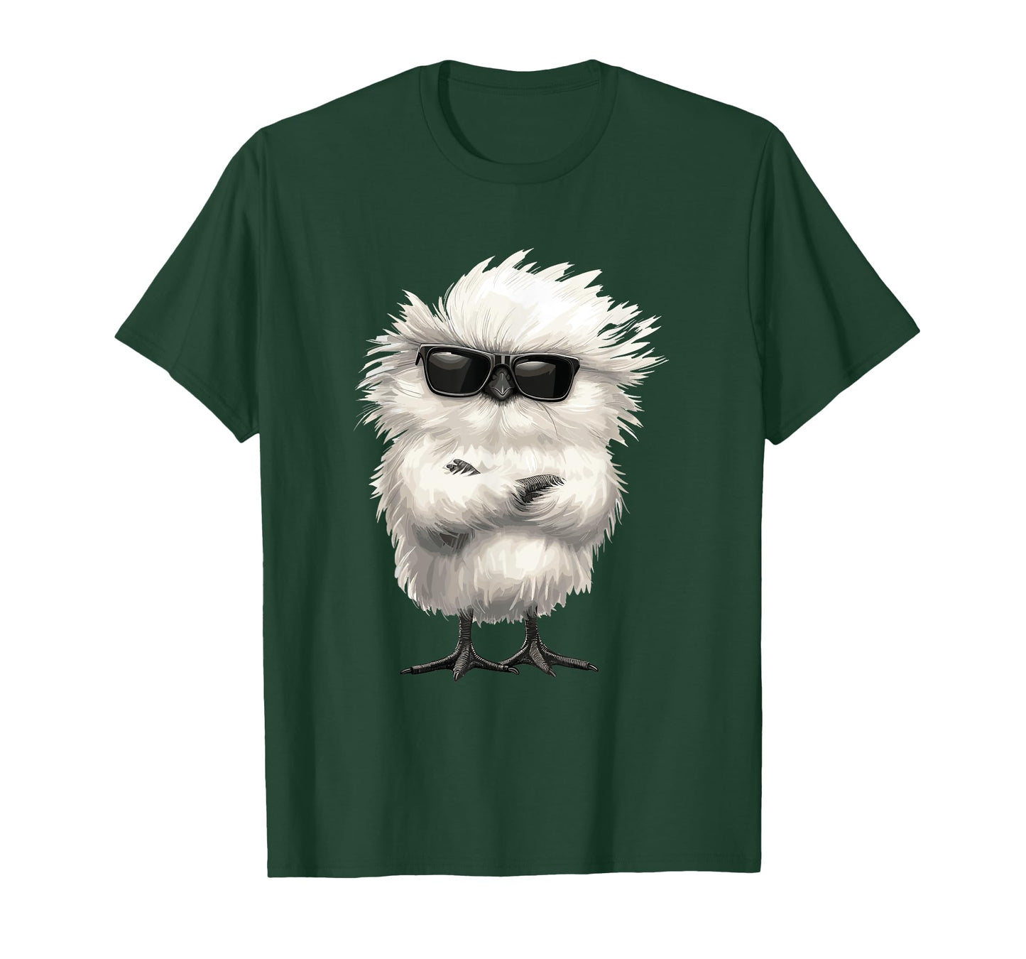 Silky Chicken Stuffed Animal Sunglasses Silkie Chicken T-Shirt