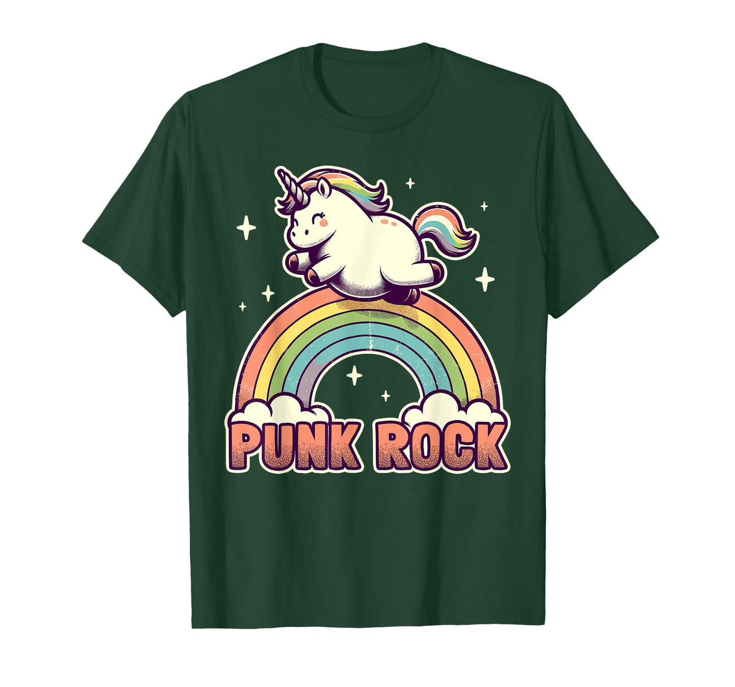 Punk Rock Unicorn I Punk Rock T-Shirt