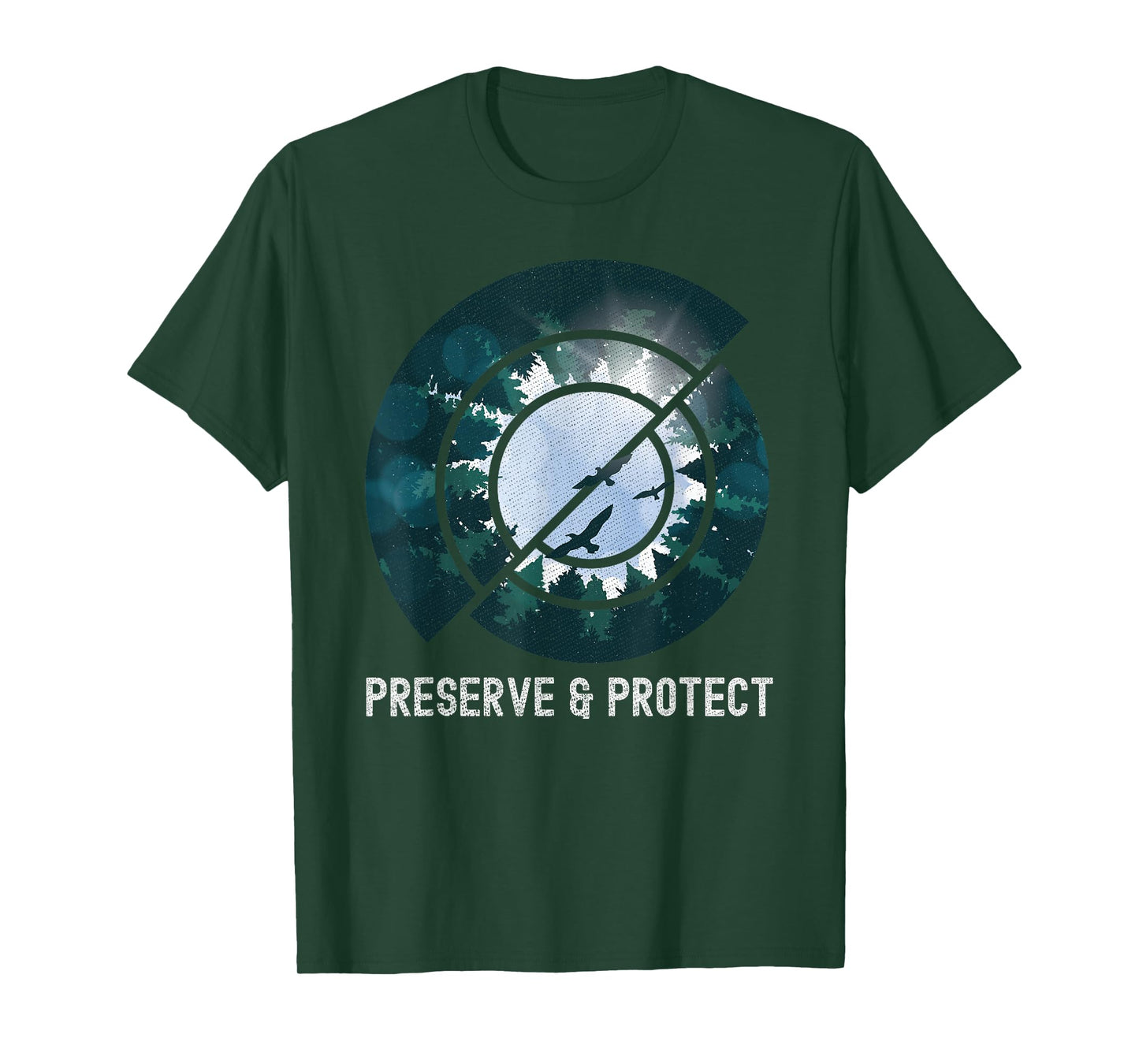 Wildlife Nature Preserve & Protect Bird Forest Conservation T-Shirt