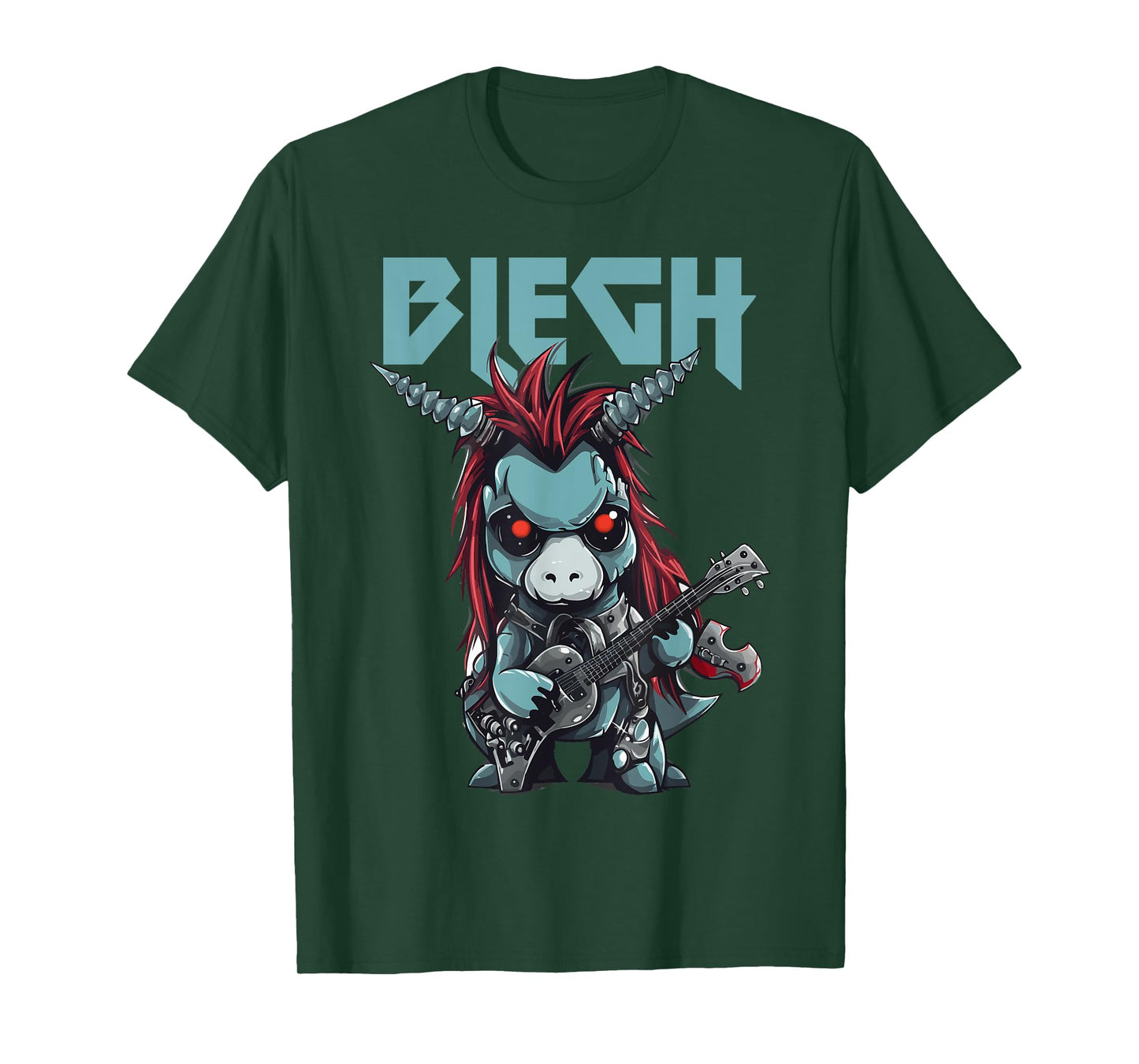 Blegh Heavy Metal Metalcore Unicorn T-Shirt