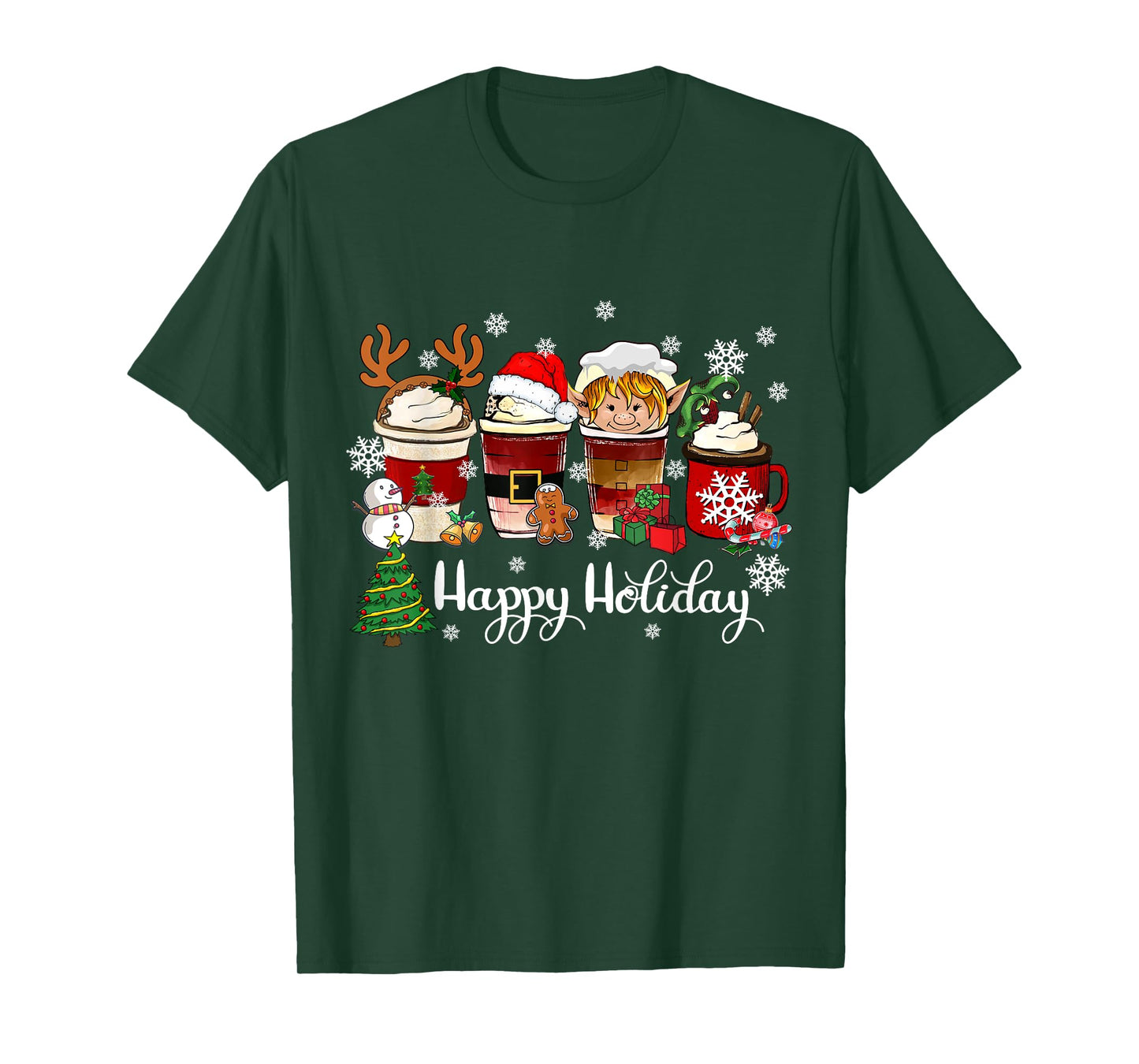 Christmas Coffee Xmas for Coffee Lover Christmas 2025 T-Shirt