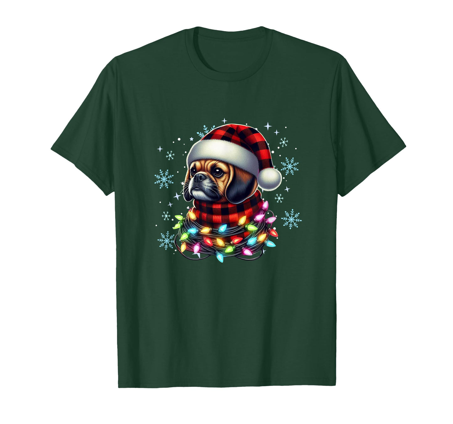 Puggle Christmas Gifts for Puggle Lovers Unisex-Kids Black Puggle Xmas Puggle Lover T-Shirt