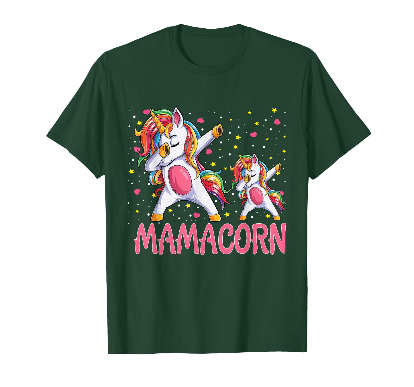 mamacorn unicorn mom baby funny mother's day for women T-Shirt