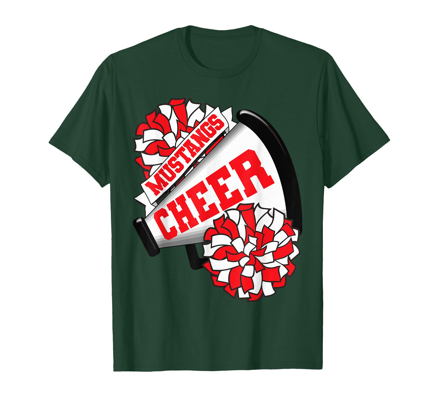 Mustangs Cheer Back To School Cheerleading Spirit R T-Shirt