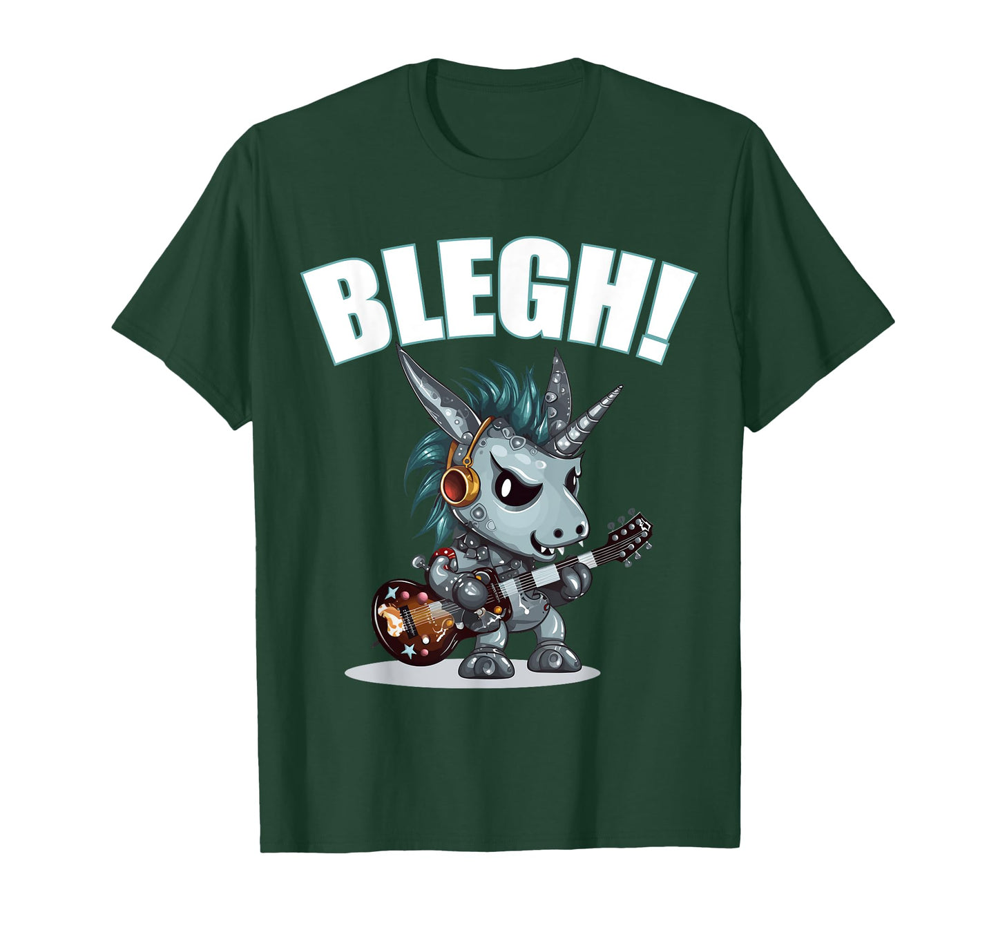 Blegh Heavy Metal Metalcore Unicorn T-Shirt