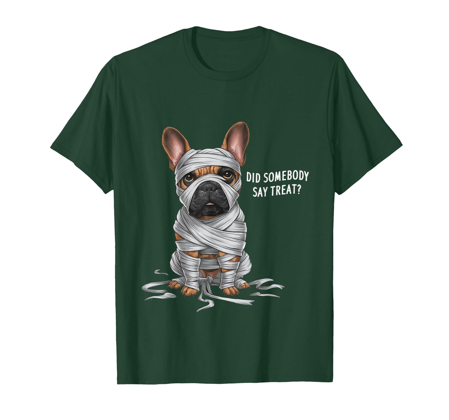 French Bulldog Mummy Halloween Dog T-Shirt
