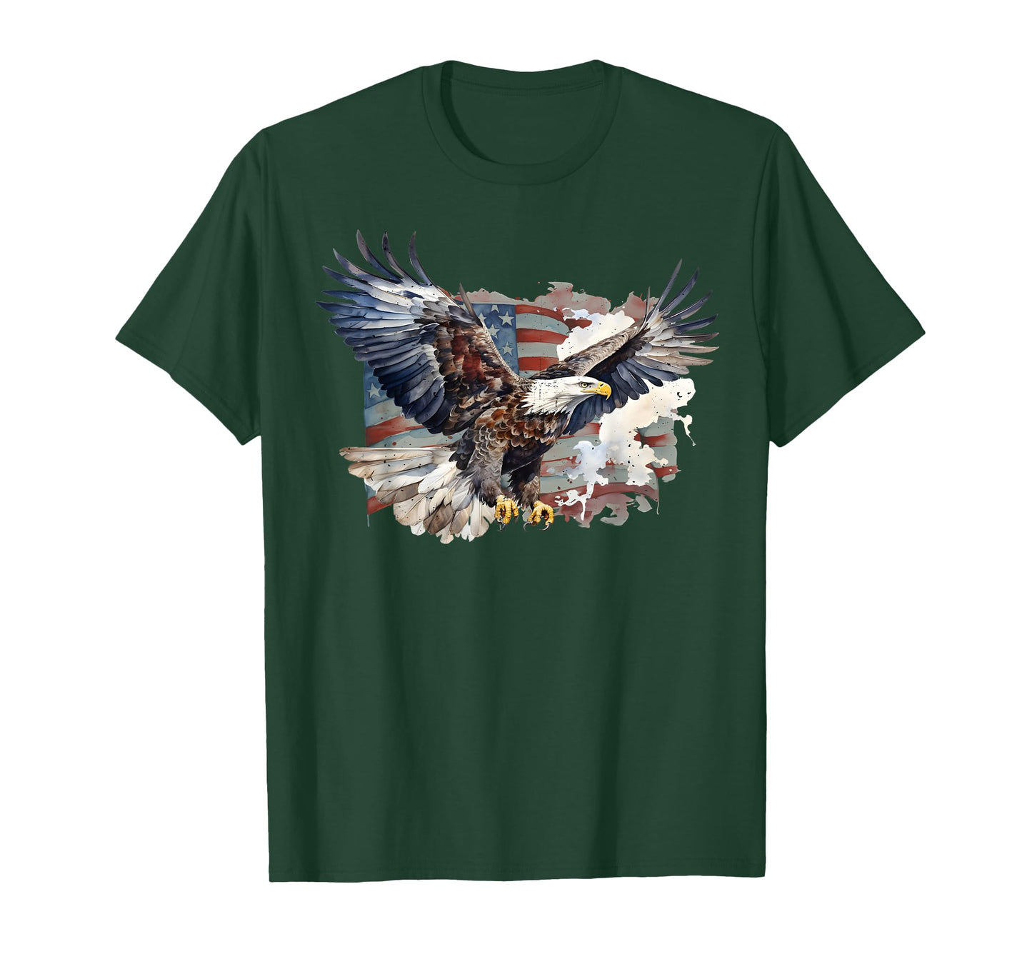 American Nature Bald Eagle Mullet US Flag Patriot Bird Lover T-Shirt