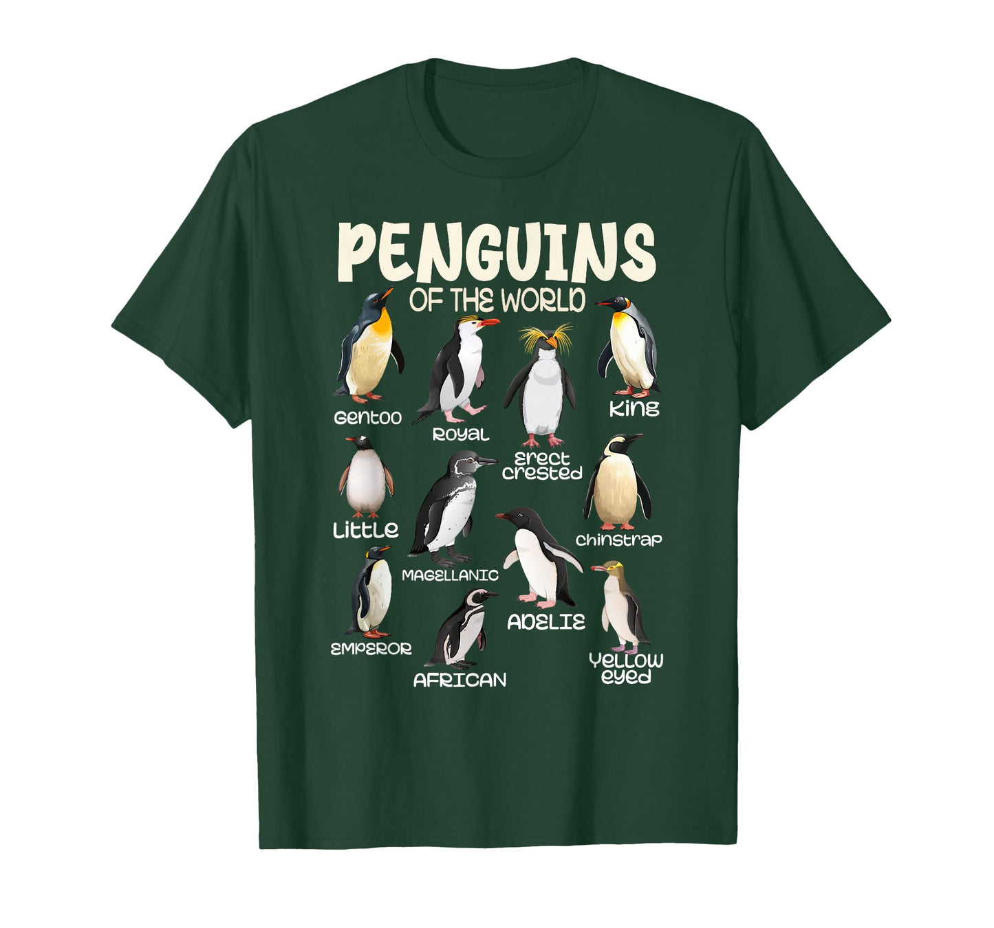 Penguin Tees Penguins Animals of the World Penguin Lovers T-Shirt