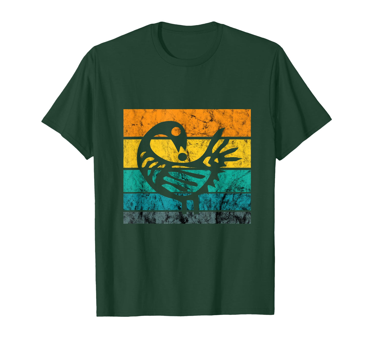 Sankofa Retro Vintage Learn From The Past African Bird T-Shirt