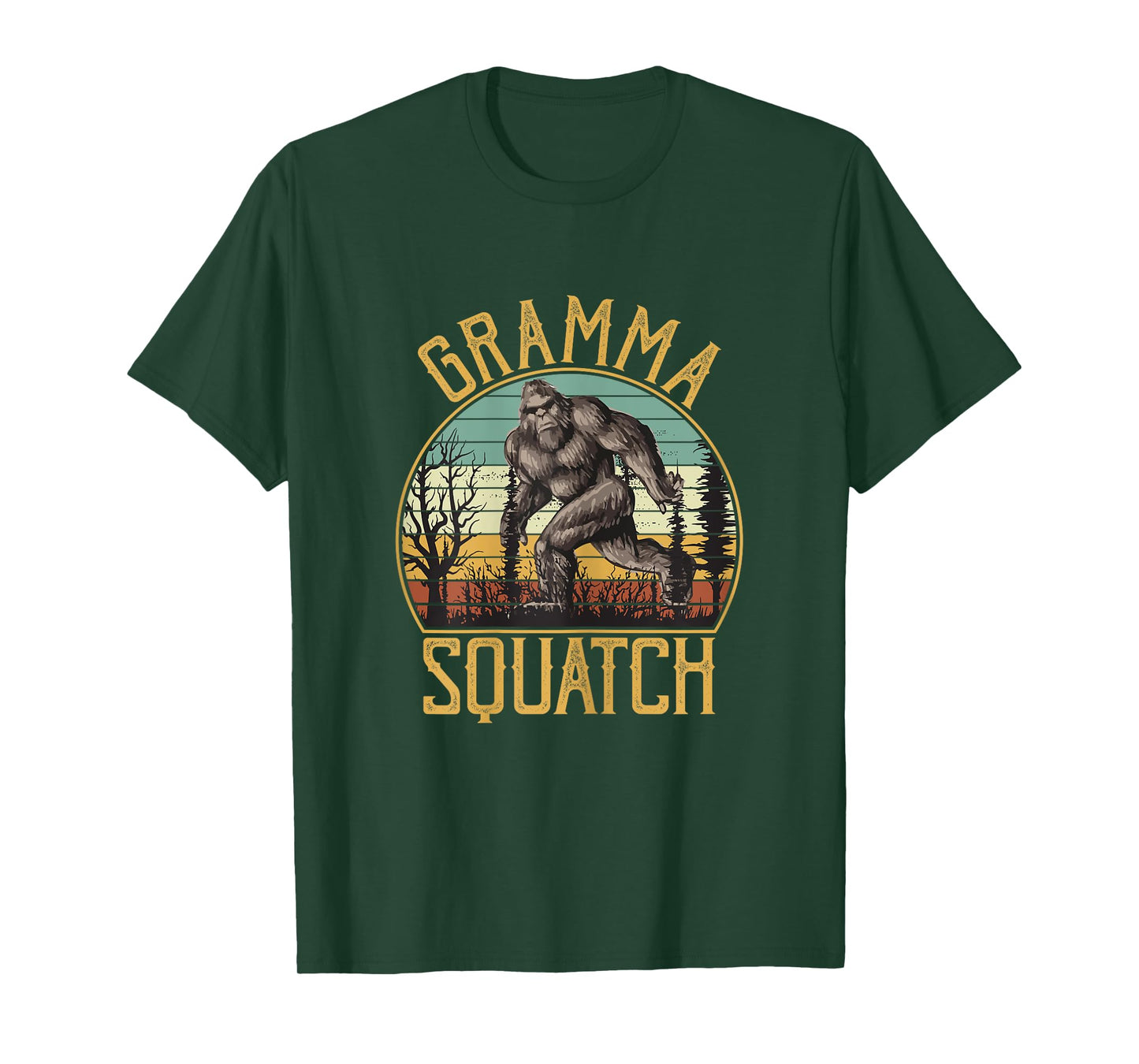 Gramma Squatch Bigfoot Grandma Sasquatch Family Matching T-Shirt