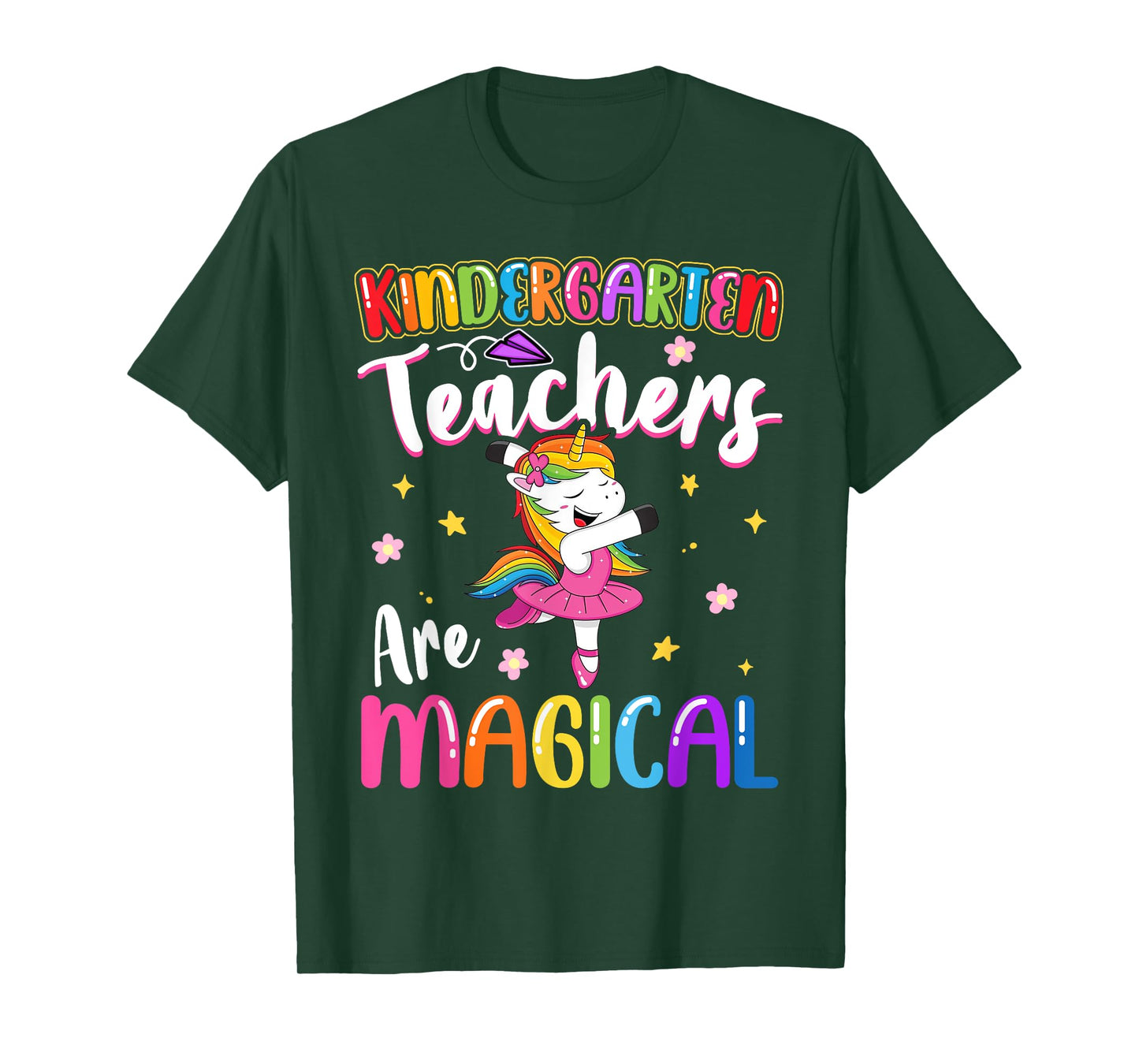 Kindergarten Teachers Are Magical | Unicorn Teacher T-Shirt