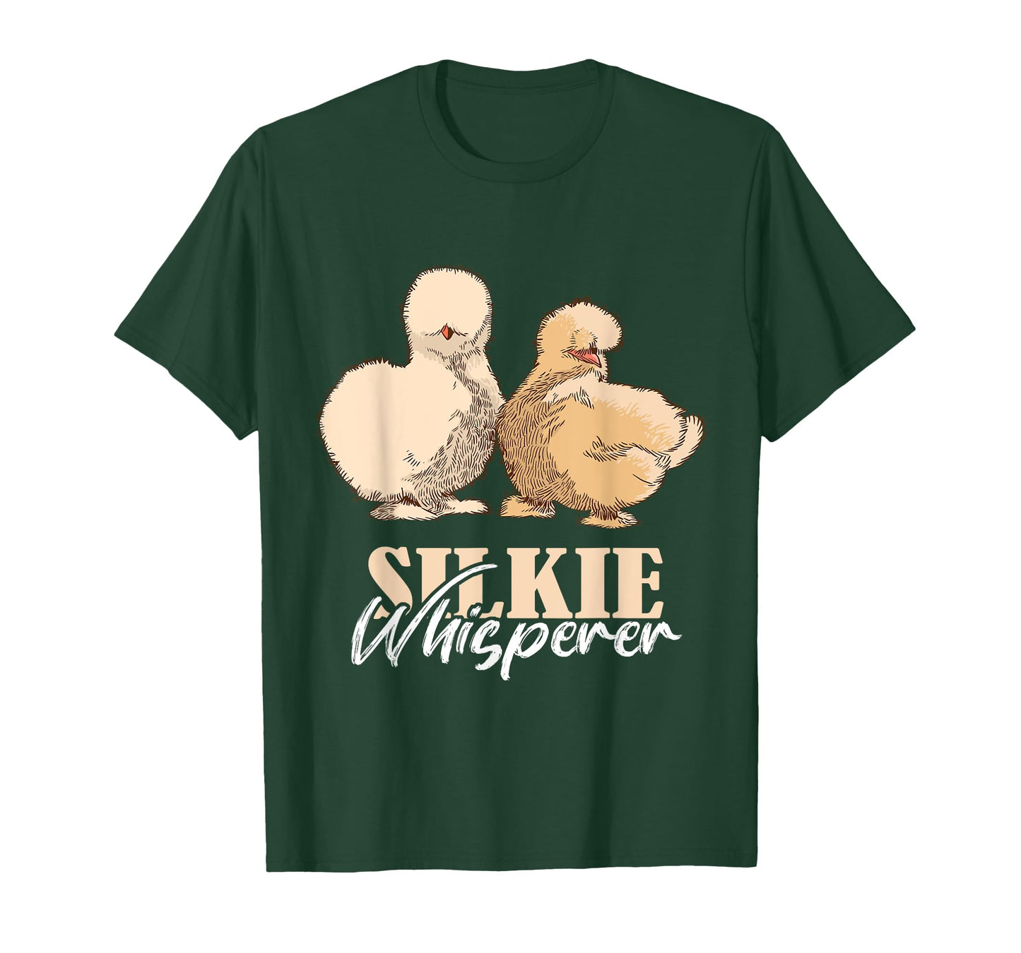 Silkie Chicken Whisperer Silkie Chicken Lover Silky Chicken T-Shirt