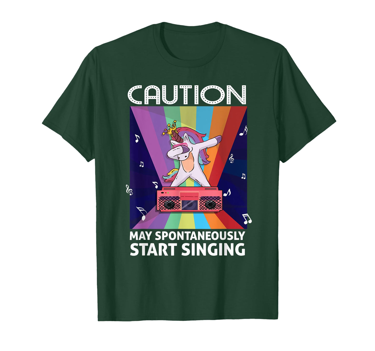 Singer Music Party Caution May Spontaneously start singing T-Shirt