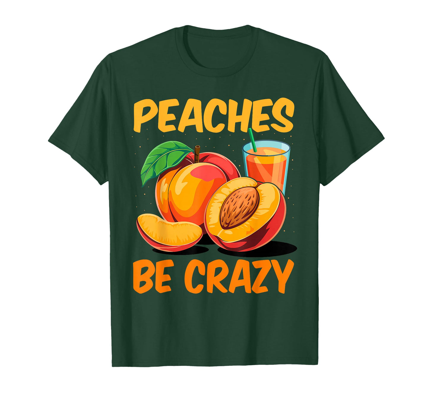 Funny Peach Pun Fruit Georgia Iced Tea T-Shirt