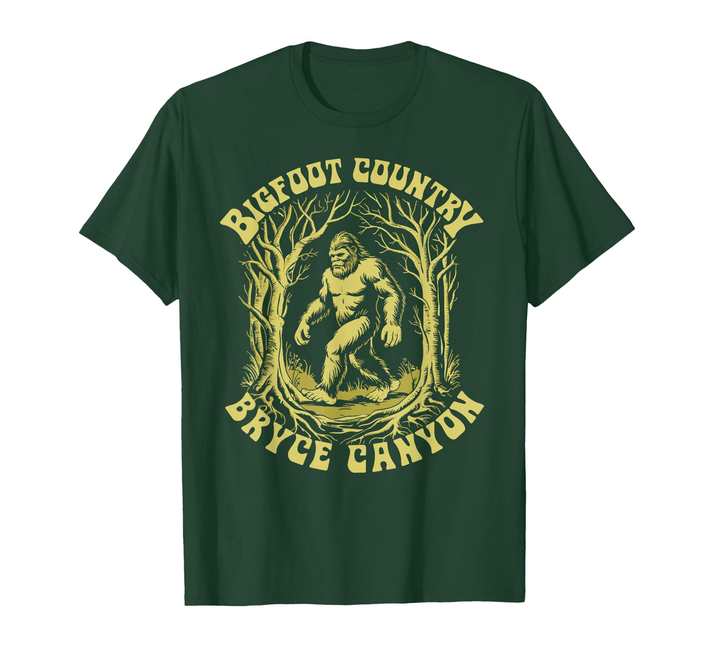 Bryce Canyon Bigfoot Country Retro Sasquatch Lover Classic T-Shirt