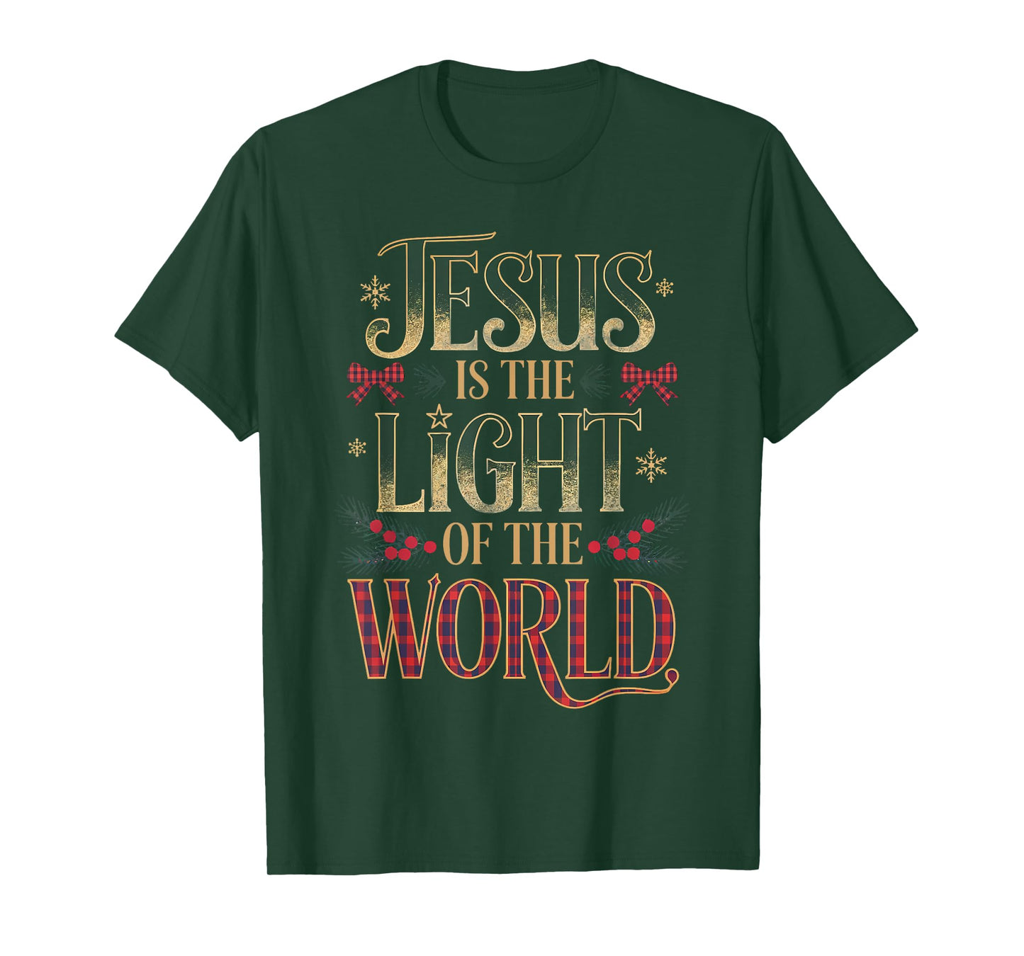 Vintage Jesus Light of the World Coquette Shirt Christmas T-Shirt