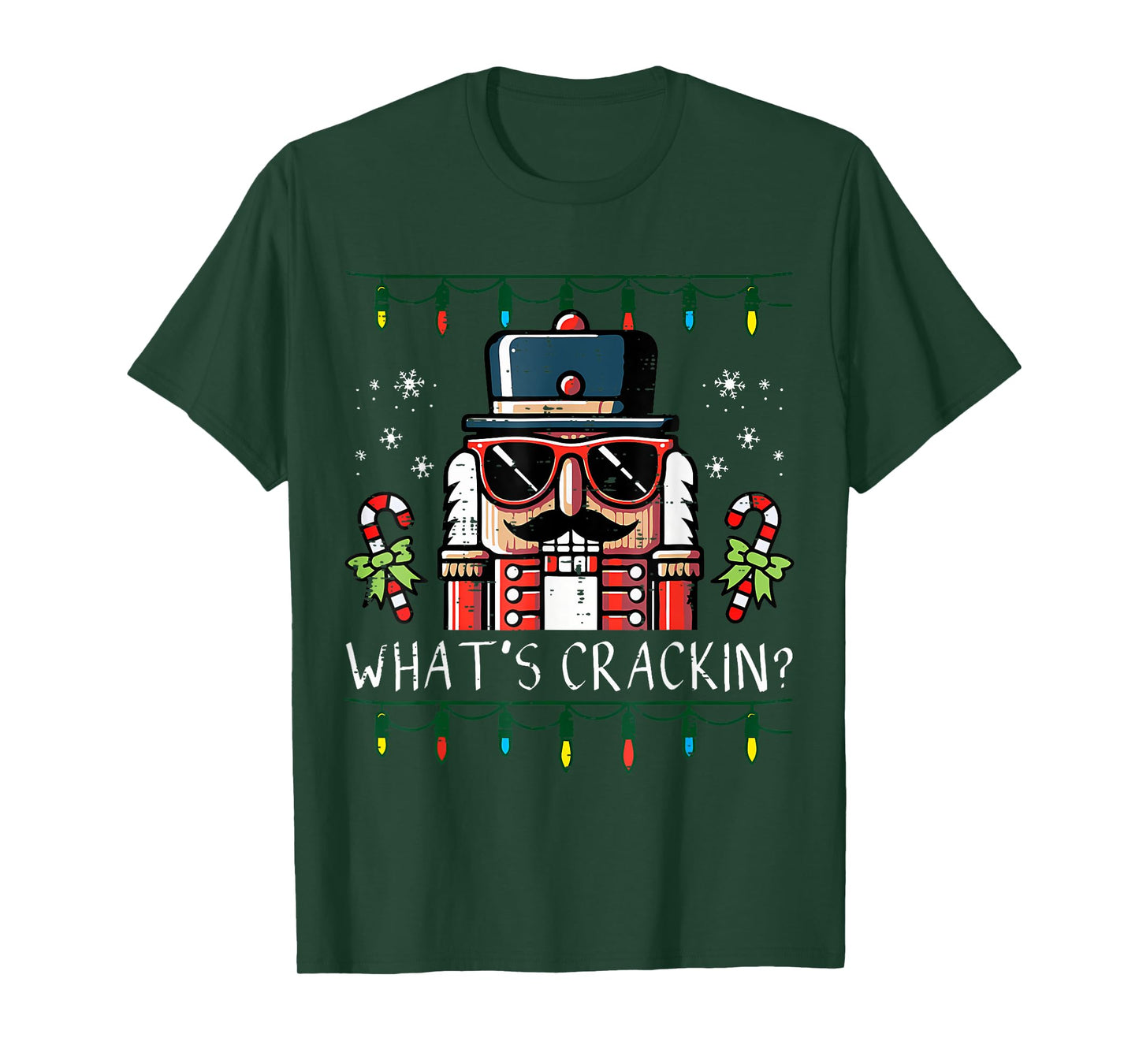 Christmas Nutcracker What's Crackin Men Women Kids T-Shirt