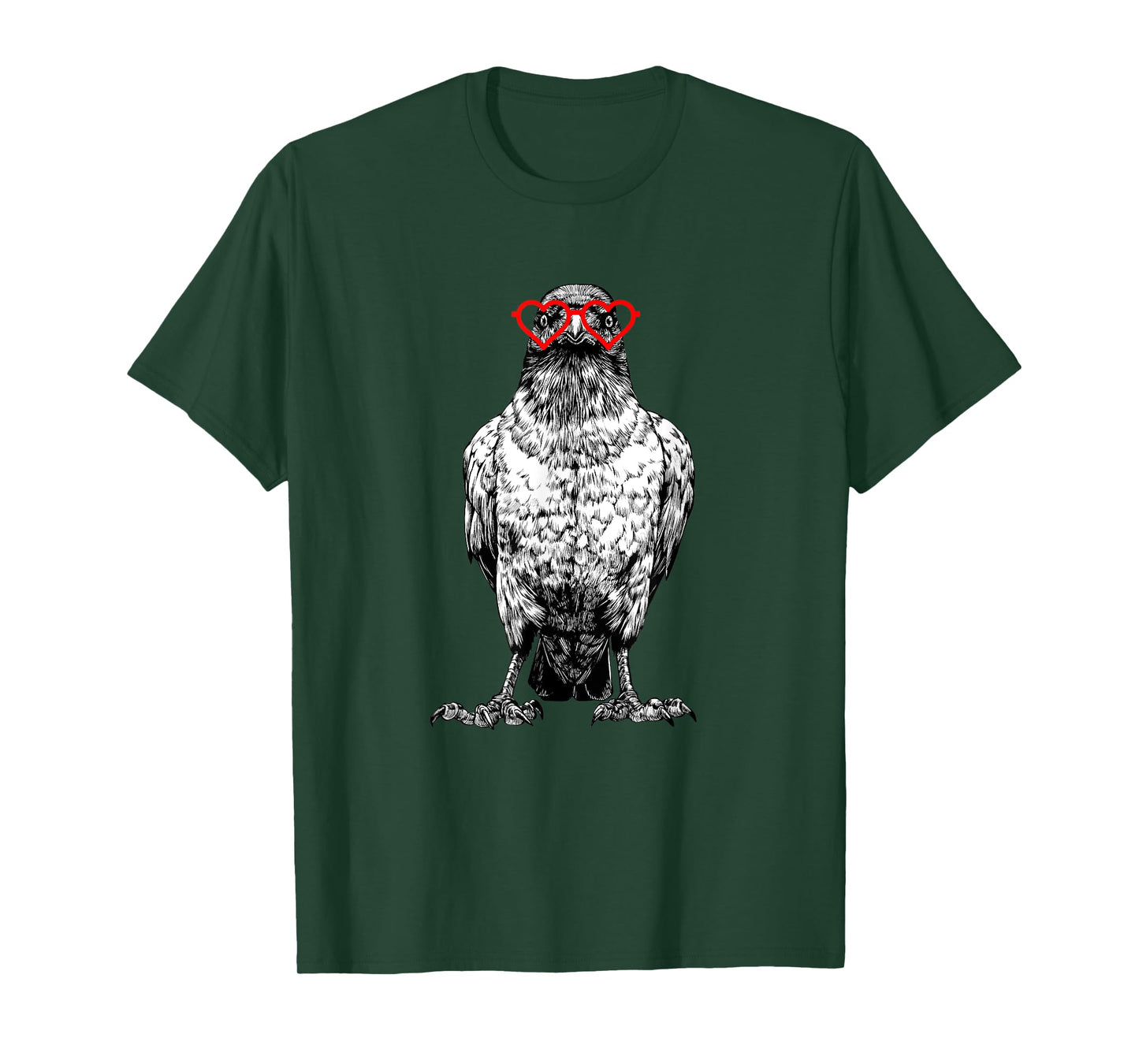 Crow Valentines Day Bird Lover Animal lovers. T-Shirt
