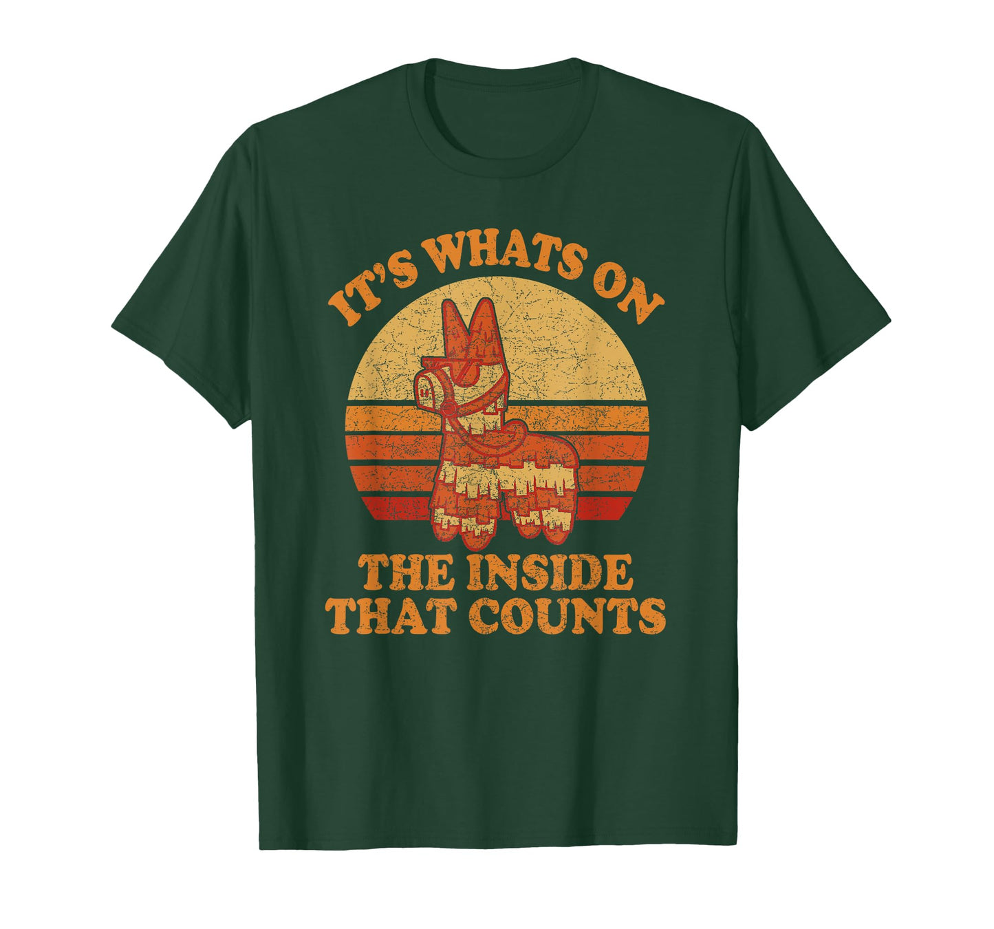 Its Whats on the Inside that Counts - Retro Donkey Pinata T-Shirt