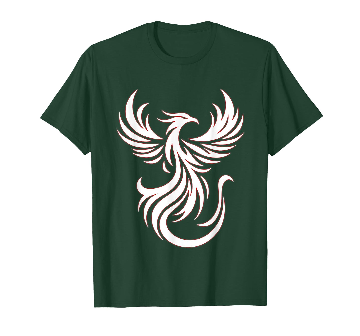 Classic Phoenix Bird Fantasy Phoenix Flame Artwork Firebird T-Shirt