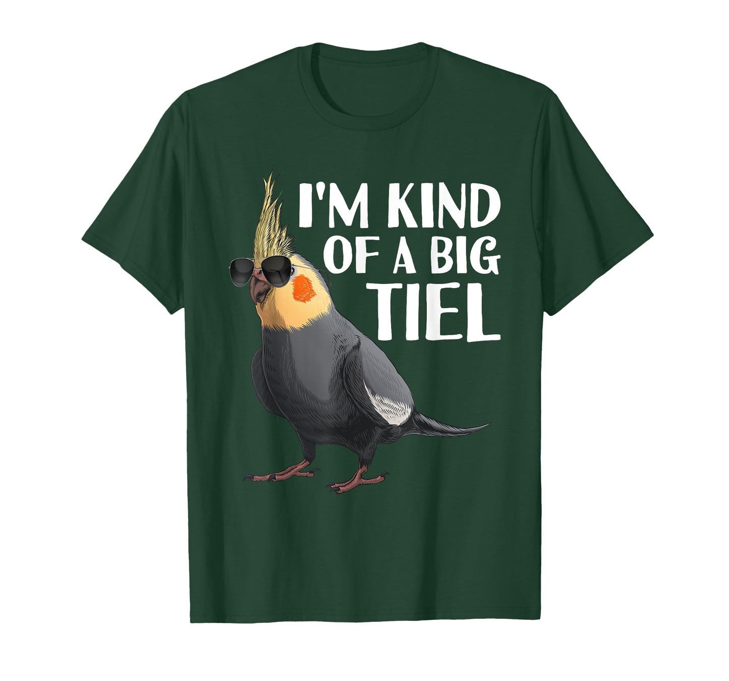 Cool Cockatiel For Men Women Parrot Parakeet Bird Lover Tiel T-Shirt