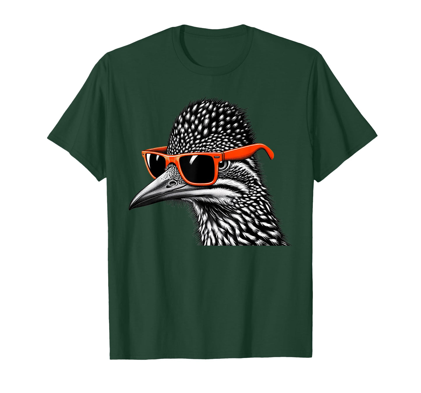 Cool Roadrunner Bird Wearing Sunglasses Graphic Art T-Shirt
