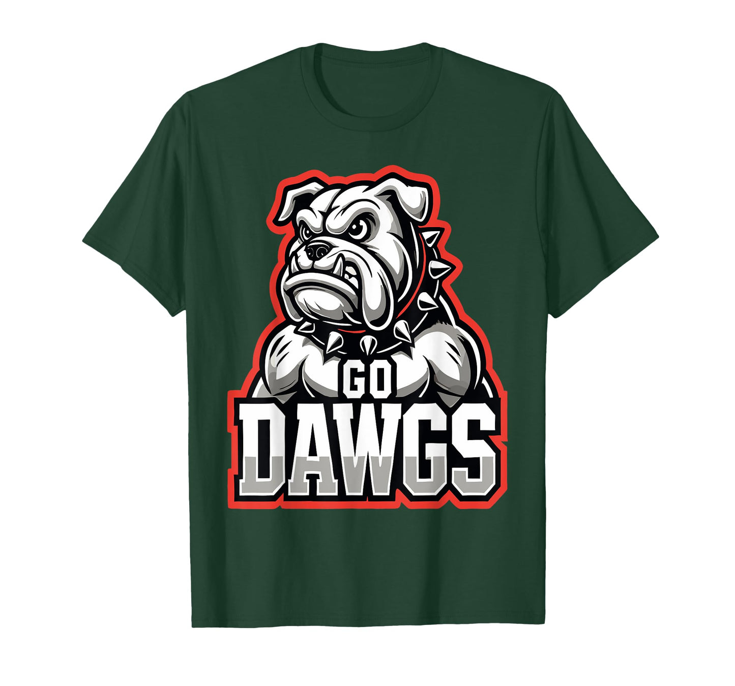 Go Dawgs Funny Bulldogs T-Shirt